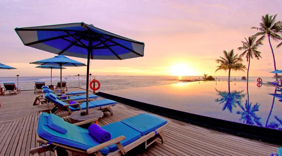 Strandresort-Reisende